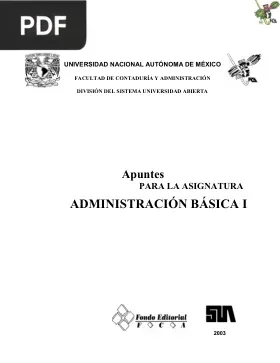 Administración básica I