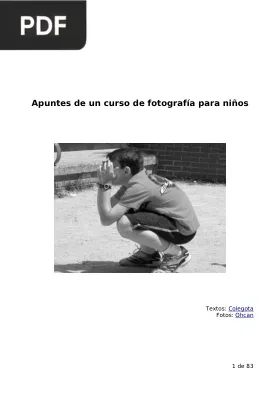 Apuntes de un curso de fotografía para niños