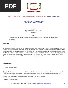 Cocina Española