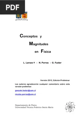 Conceptos y Magnitudes en Física