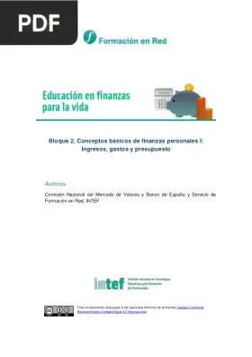Educación en finanzas para la vida
