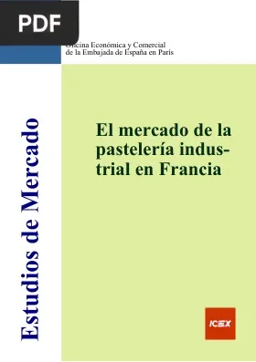 El mercado de la pastelería industrial en Francia