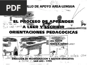 El proceso de aprender a leer y a escribir. Orientaciones pedagógicas