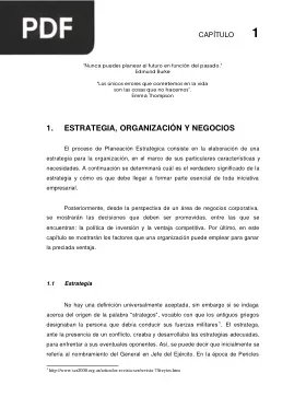 Estrategia, organización y negocios