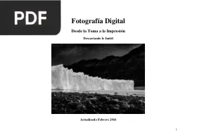 Fotografía Digital