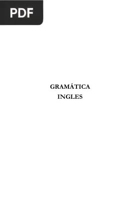 Gramática de Ingles