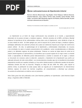 Guías Latinoamericanas de Hipertensión Arterial