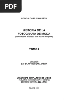 Historia de la fotografía de moda