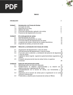 Introducción a la fuerza de ventas