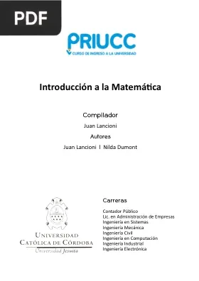 Introducción a la Matemática