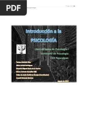Introducción a la Psicología