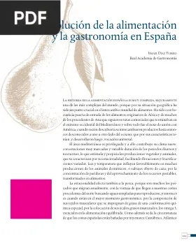 La evolución de la alimentación y la gastronomía en España