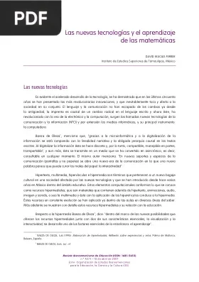 Las nuevas tecnologías y el aprendizaje de las matemáticas