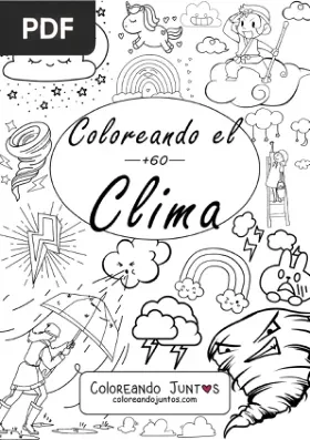 Libro de Clima para Colorear