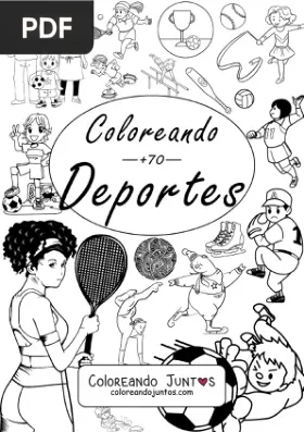 Libro de Deportes para Colorear