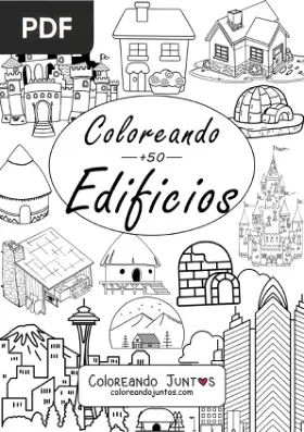 Libro de Edificios para Colorear