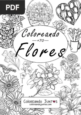 Libro de Flores para Colorear
