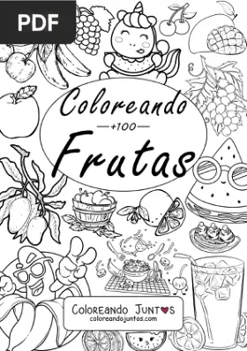 Libro de Frutas para Colorear