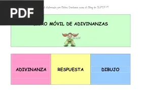 Libro móvil de Adivinanzas