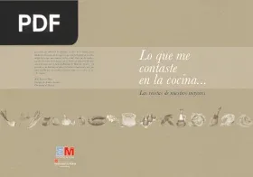 Lo que me contaste en la cocina... Las recetas de nuestros mayores