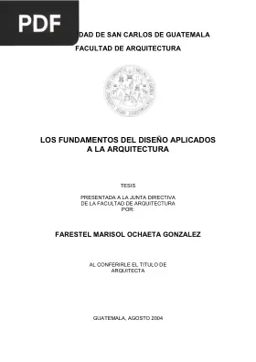 Los fundamentos del diseño aplicados a la arquitectura
