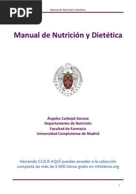 Manual de Nutrición y Dietética
