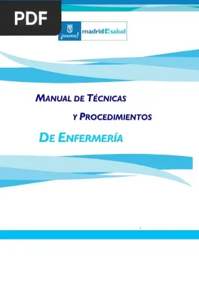 Manual de técnicas y procedimientos de enfermería
