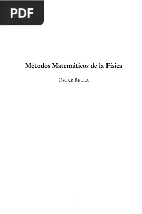 Métodos Matemáticos de la Física