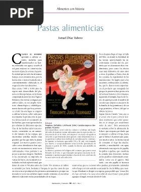 Pastas alimenticias