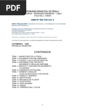 Problemas resueltos de Física I