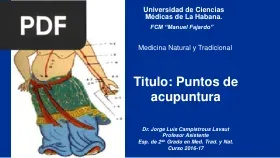 Puntos de acupuntura (Presentación)